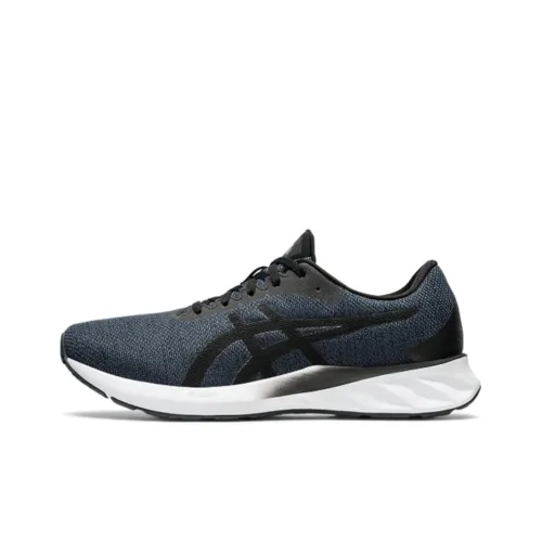 Asics Roadblast Амортизация Низкий Топ Беговые Кроссовки Мужские Темно-Синий Черный