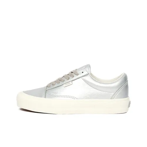 VANS Vault OG Old Skool NS LX Low Топ Скейтборд Кроссовки Унисекс Серебряный