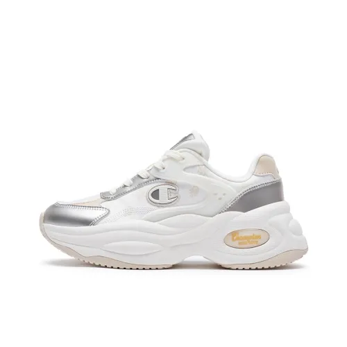 Champion Glory Металл Толстая подошва Кроссовки Женские Золотые