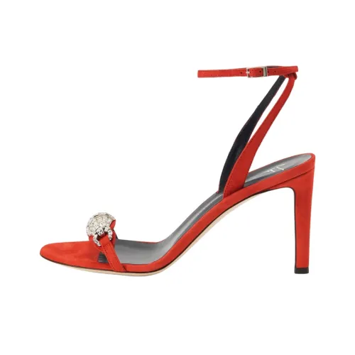 Giuseppe Zanotti GZ Thais one Ремень Сандалии 8,5cm Женские Красный