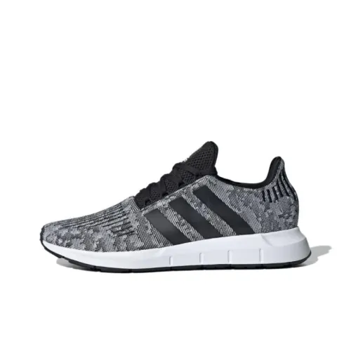 Adidas Swift Run Low Топ Беговые кроссовки Мужской Серый Черный