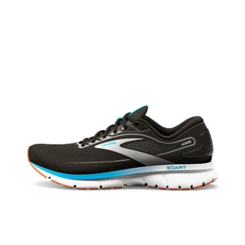 Brooks Trace 2 Slip-Resistant Low Top Беговые кроссовки Мужские Черные Синие