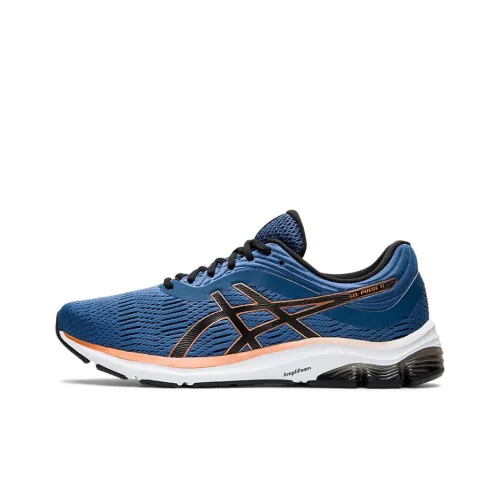 Asics Gel Impulse 11 Low Top Беговые кроссовки Мужские Синий Черный