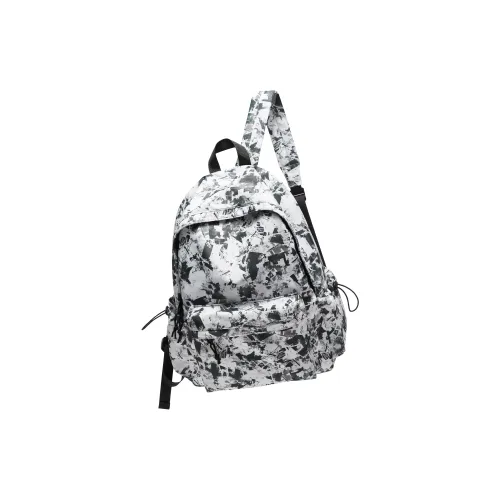 COOWOZ Ткань Рюкзак Ноутбук Сумка Рюкзак Унисекс Черный Белый С принтом по всей поверхности