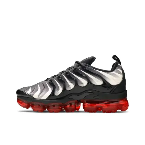 Nike Vapormax Plus Амортизация Износостойкий Низкий Топ Беговые кроссовки Мужской Черный
