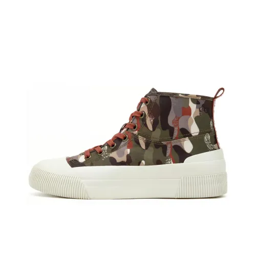 AIGLE Резина Кеды MID Верх Красный Зеленый Женский