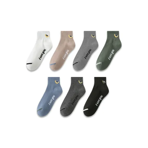 Mulong Family Носки Crew Мужские упаковка из 7 пар