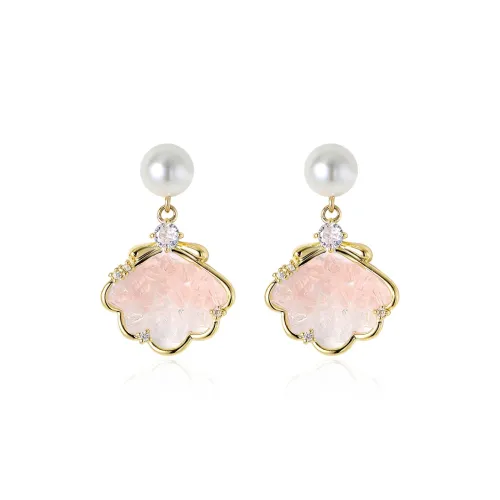 Серьги-гвоздики CAROMAY из серебра S925 женские