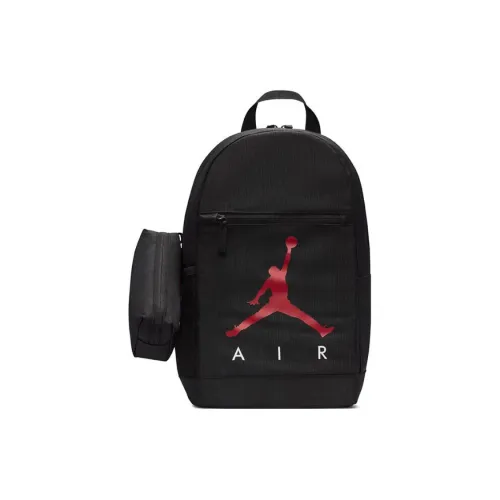 Jordan Polyester Backpack Medium Unisex Black Джордан Полиэстер Рюкзак Средний Унисекс Черный
