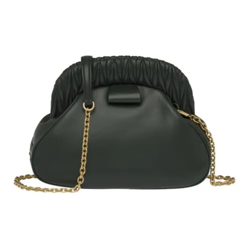 MIU MIU Matelassé Мягкая овечья кожа сумка через плечо сумка через плечо женская жадеит зеленый