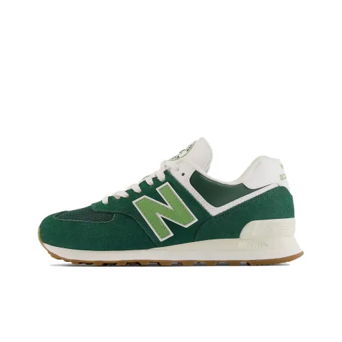 New Balance NB 574 Low Топ Беговые кроссовки Унисекс Зеленый