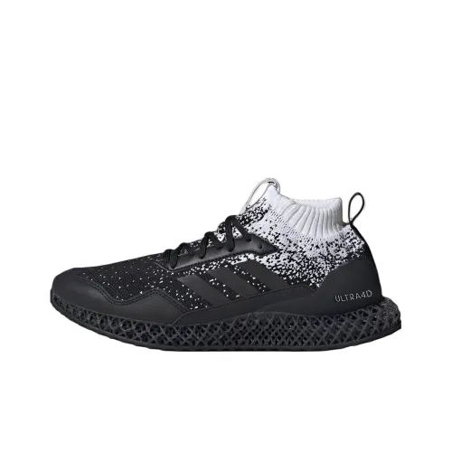 Adidas ULT MID Износостойкий и Легкий Низкий Топ Повседневная Обувь Унисекс Черный Белый