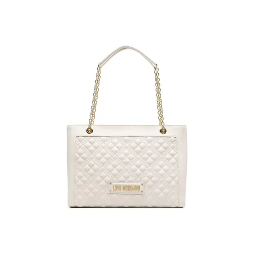 LOVE MOSCHINO Полиуретан Тоут Сумка Сумка для покупок Сумка на плечо Сумка Женская Бежевая