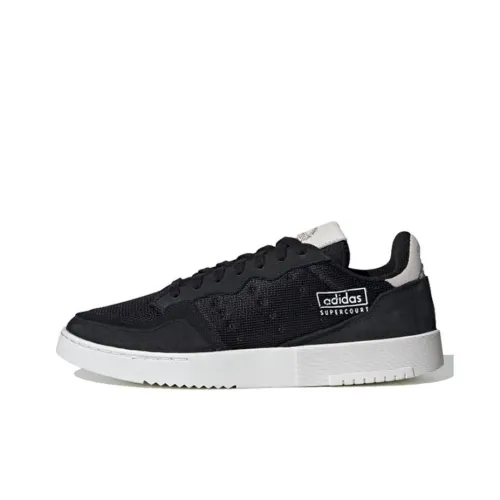 Adidas Originals Super Court Slip-Resistant Low Top Скейтборд Кроссовки Мужские Угольный Черный