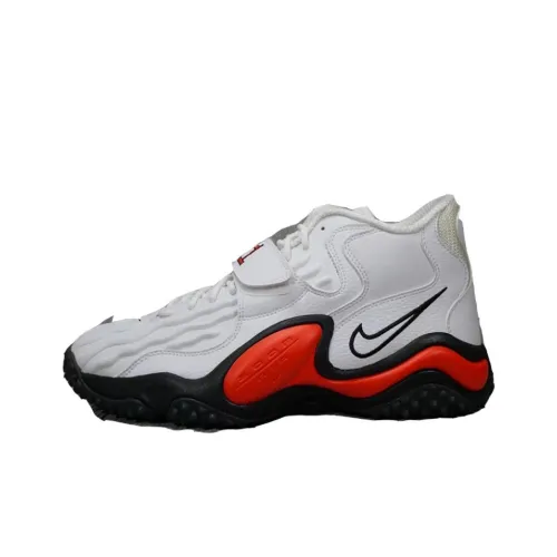 Nike Turf Jet Air Zoom 97 Амортизация Износостойкий Низкий Топ Кроссовки для тренировок Унисекс Белый Красный