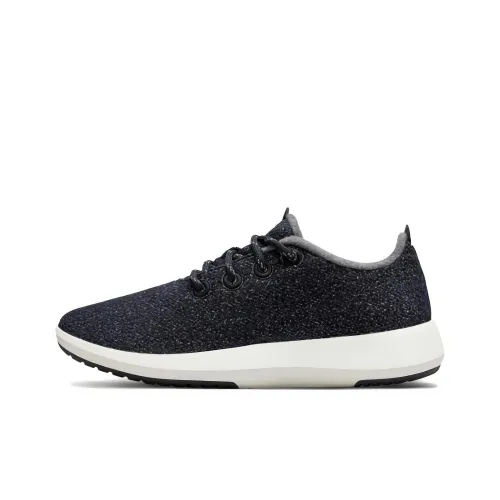 Allbirds Wool Runner Mizzle Slip-resistant Low Top Спортивная Повседневная Обувь Мужская Темно-Серый