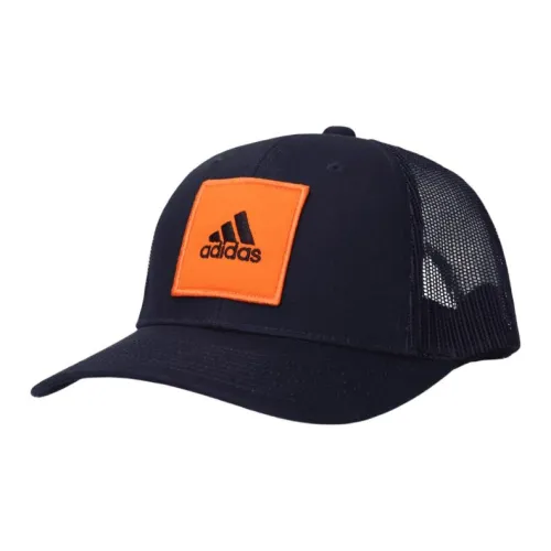 Adidas Хлопковые кепки унисекс черный оранжевый