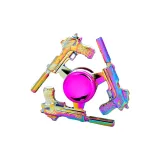 Цветной бесшумный пистолет Железная коробка Упаковка