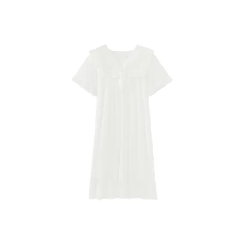 CAIHENGTONG Ночная сорочка Женская Белая