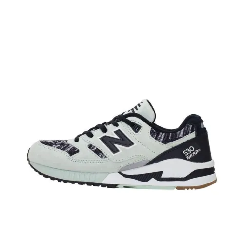 New Balance NB 530 Low Топ Беговые кроссовки Женские Серый Черный
