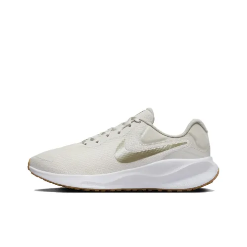 Nike REVOLUTION 7 Slip-resistant Abrasion-resistant Low Top Casual Running Shoes Women's Ecru Найк REVOLUTION 7 Противоскользящий Устойчивый к истиранию Низкий Топ Повседневные Беговые Кроссовки Женские Экрю