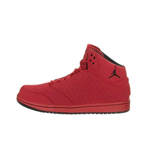 Jordan Air Jordan 1 Pilot 5 Амортизация Износостойкий MID Топ Винтажные Баскетбольные Кроссовки Унисекс Красный