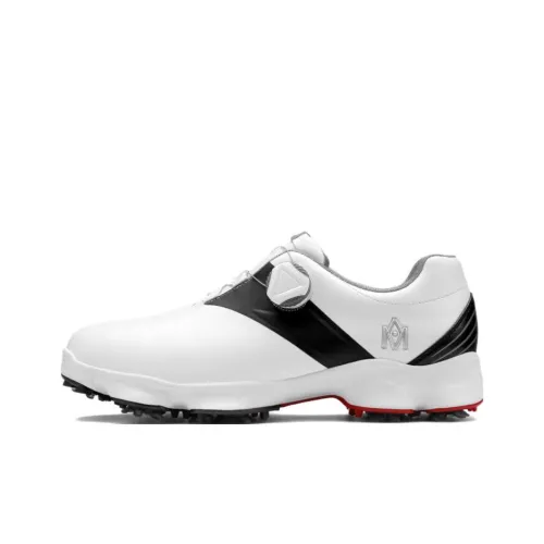 PGM Golf Shoes Низкий Топ Белый Черный Мужской