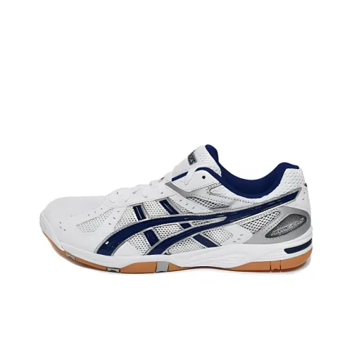 ASICS River CS Low Топ Марафон Беговые кроссовки Унисекс Белый Синий