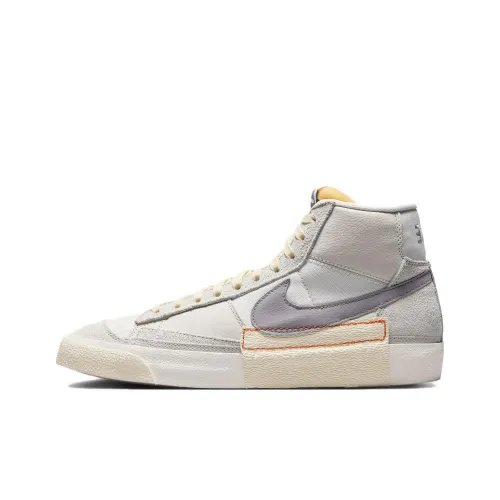 Nike Blazer 77 Pro противоскользящие MID скейтбординг кроссовки Мужские Бежевый Фиолетовый Желтый