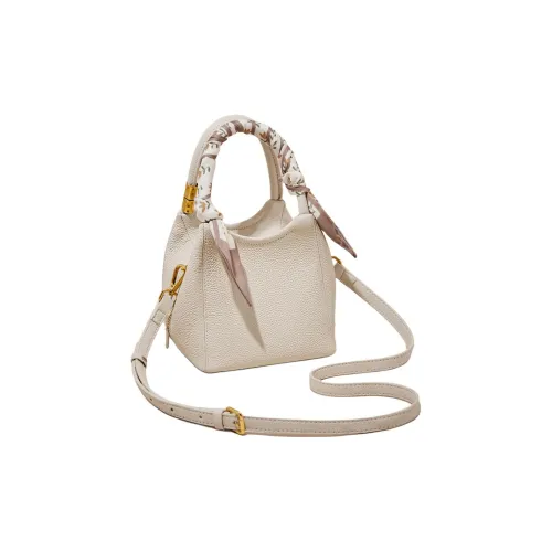 MARINO ORLANDI Сумка через плечо из коровьей кожи женская Ice Cream белый коричневый