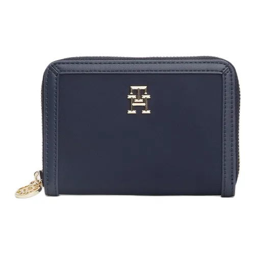 Tommy Hilfiger Полиэстер Кошелек Средний Унисекс Космический Синий