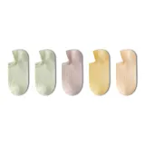 5 пачек (2 зеленых + фиолетовый + желтый + хаки)