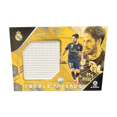 Панини Хроникл Испания Реал Мадрид Иско Карта Джерси Фактический товар Карта Игрока Футбола Карта Товара