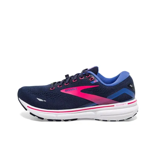 Brooks Ghost 15 Износостойкий и Легкий Низкий Топ Беговые кроссовки Женские Синий