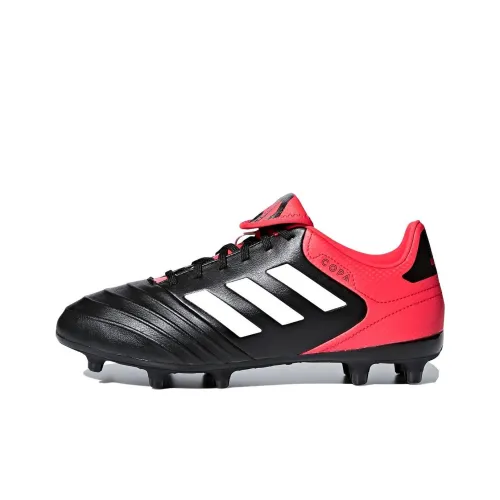 Adidas Copa 18,3 FG Твердый Грунт Нескользящие Легкие Футбольные Бутсы Мужские Черный Белый Красный