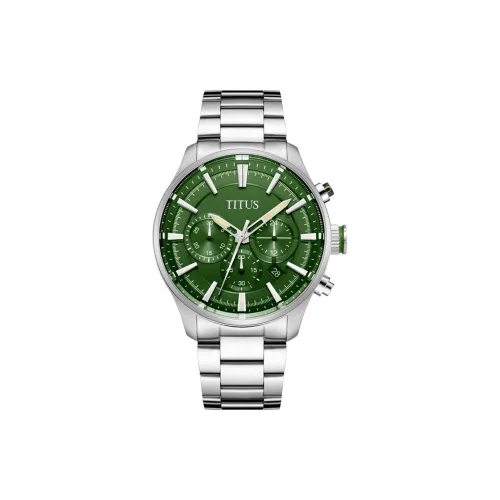 Solvil Et Titus Кварцевый механизм Мужские часы Sabertooth Collection 44mm*50mm*12,6mm Зеленые
