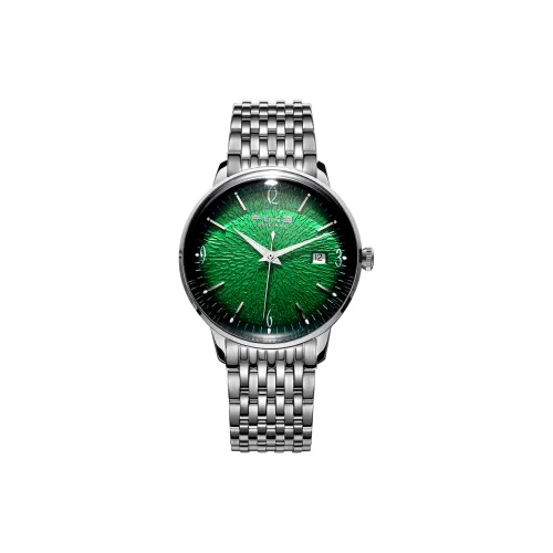 FEIKE Dream Arc Collection Автоматический Механический Механизм Нержавеющая Сталь Ремешок Часы Мужские Зеленый Циферблат