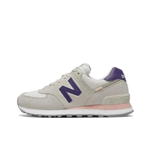 New Balance NB 574 Амортизирующие противоскользящие устойчивые к истиранию дышащие низкие беговые кроссовки для женщин