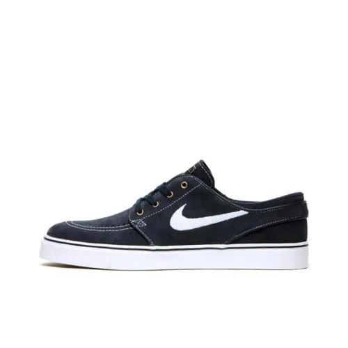 Nike Air Force 1 SB Zoom Stefan Janoski Амортизация Износостойкий Низкий Топ Скейтборд Кроссовки Унисекс Черный