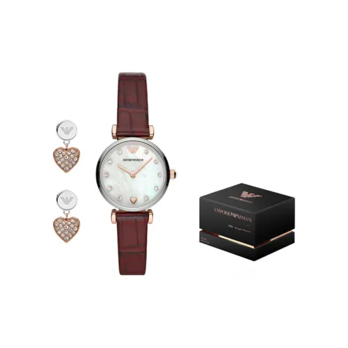 EMPORIO ARMANI Кварцевый механизм, женские часы Ferris Wheel Baby's Breath Series, 28 мм, жемчужная раковина, цвет