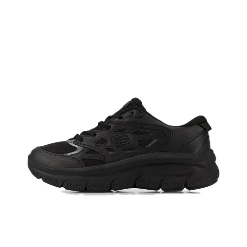 Skechers Modern D'Lux Casual Low Top Black Women's