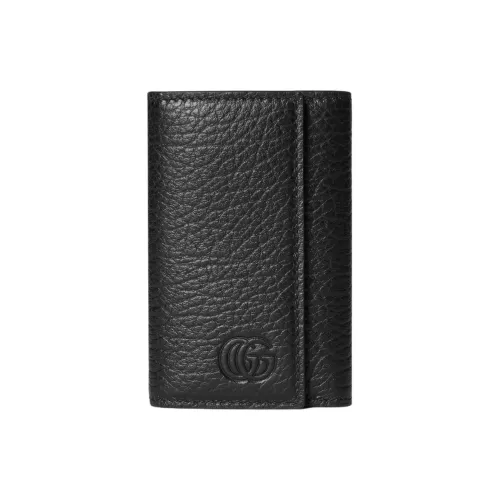 GUCCI GRAIN LEATHER Key Pouch Мужской Черный