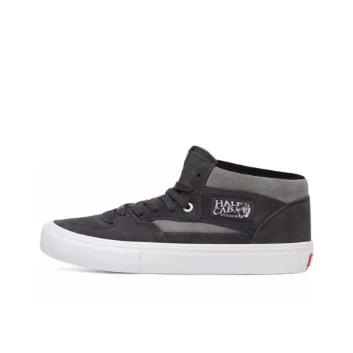 Vans Half Cab MID Топ Скейтборд Кроссовки Унисекс Черный