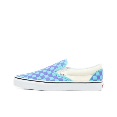 VANS Slip On Series Thermochrome Checker Low Top Скейтборд Кроссовки Unisex Blue