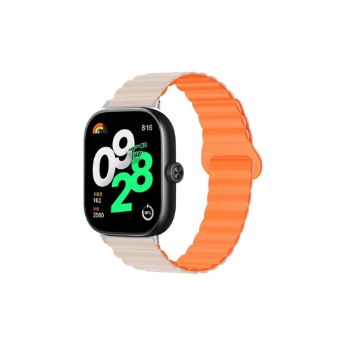 Penc Iwatch Ремешок Xiaomi Красный Бежевый Совместимость Силиконовый Материал