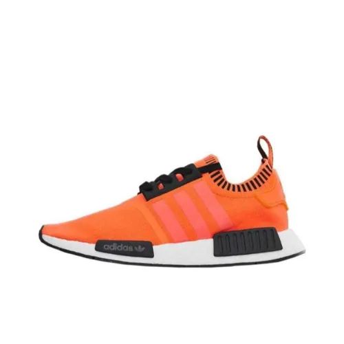 Adidas Originals NMD_R1 Slip-resistant Abrasion-resistant Low Top Casual Shoes Men's Orange Black Adidas Originals NMD_R1 Противоскользящий Устойчивый к истиранию Низкий Топ Повседневная Обувь Мужская Оранжевый Черный