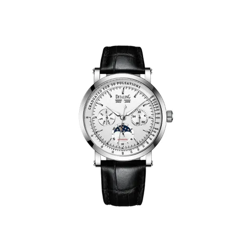 Respect the time Автоматический механический механизм Мужские часы 43 мм Белый