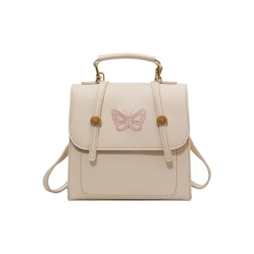 JANE KLAIN ПУ (полиуретан) Рюкзак Большой Женский Черный Коричневый Серебряный