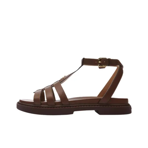 COACH Franny Римские Сандалии Женские Темно-Коричневый