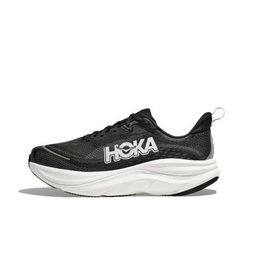 HOKA ONE ONE SKYFLOW Беговые кроссовки Низкий топ Черный Белый Мужской